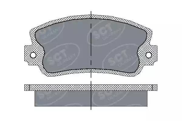 sp143pr SCT Germany Гальмівні колодки
