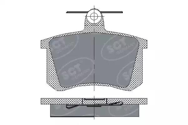 sp145pr SCT Germany Гальмівні колодки