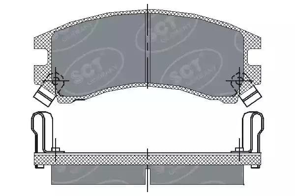 sp148pr SCT Germany Тормозные колодки