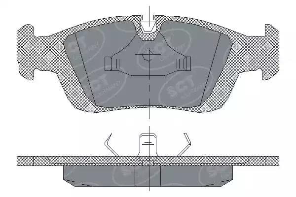 sp164pr SCT Germany Гальмівні колодки