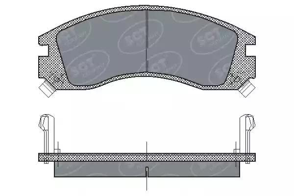 sp171pr SCT Germany Гальмівні колодки