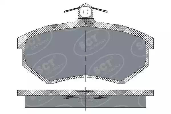 sp176pr SCT Germany Тормозные колодки