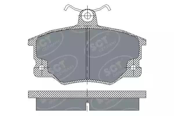 sp191pr SCT Germany Гальмівні колодки