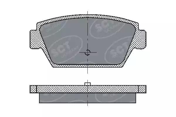 sp192pr SCT Germany Тормозные колодки