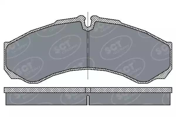 sp212pr SCT Germany Тормозные колодки