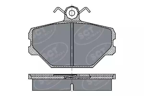 sp217pr SCT Germany Гальмівні колодки