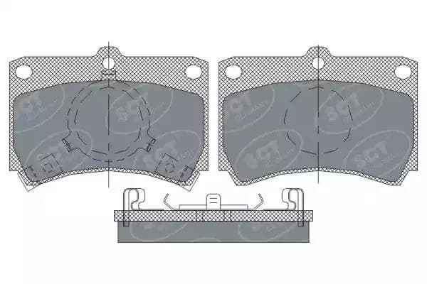 sp239pr SCT Germany Тормозные колодки для Mazda 323