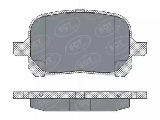sp274pr SCT Germany Гальмівні колодки