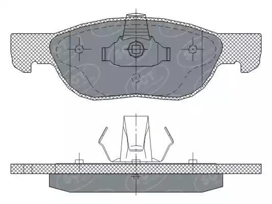 sp296pr SCT Germany Тормозные колодки