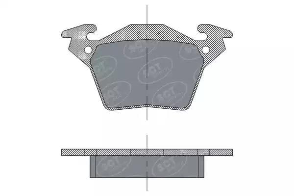 sp302pr SCT Germany Тормозные колодки