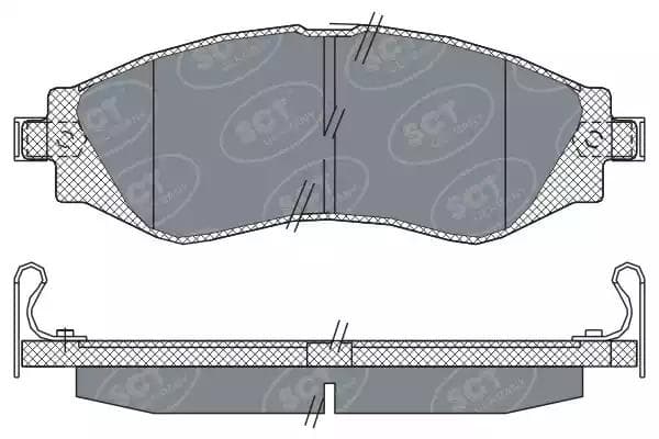 sp310pr SCT Germany Тормозные колодки