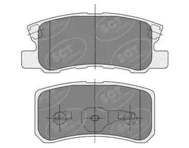 sp343pr SCT Germany Гальмівні колодки