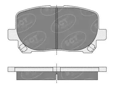 sp349pr SCT Germany Гальмівні колодки