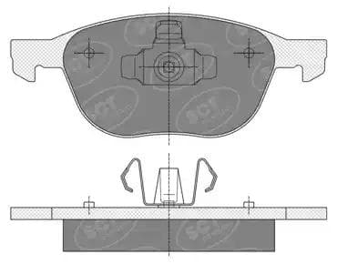 sp358pr SCT Germany Тормозные колодки