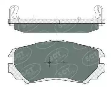 sp370pr SCT Germany Гальмівні колодки