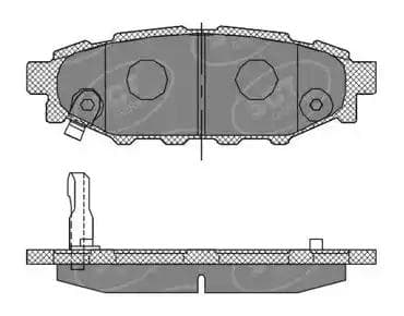 sp395pr SCT Germany Гальмівні колодки