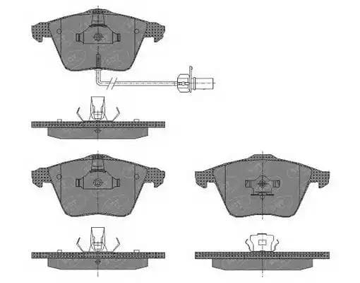 sp432pr SCT Germany Гальмівні колодки