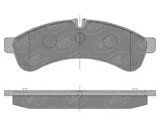 sp463pr SCT Germany Гальмівні колодки для Iveco Daily IV