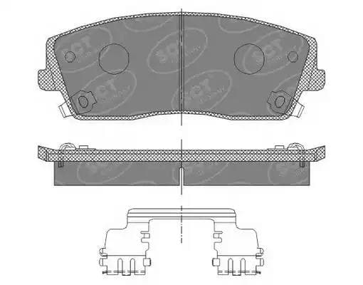 sp465pr SCT Germany Гальмівні колодки