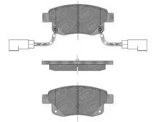 sp492pr SCT Germany Тормозные колодки