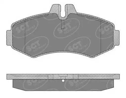 sp624pr SCT Germany Тормозные колодки
