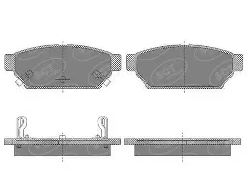 sp652pr SCT Germany Гальмівні колодки
