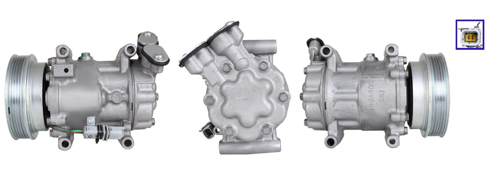 511194 Elstock Компресор кондиціонера для Renault Kangoo