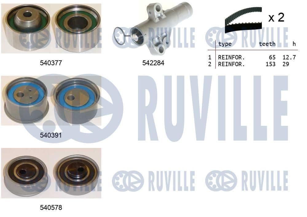 550481 Ruville Комплект ременя ГРМ