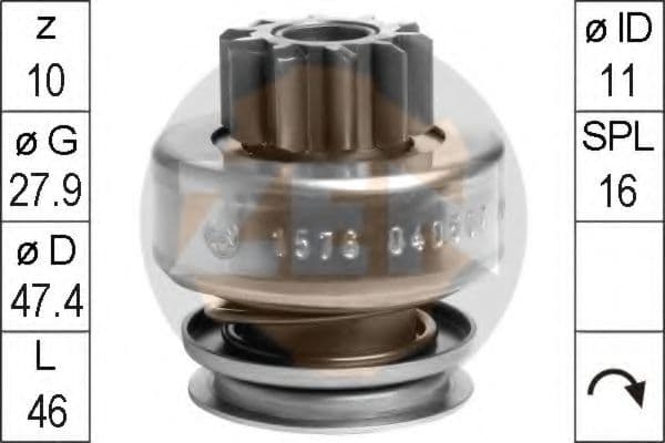 225665 ERA Бендикс стартера