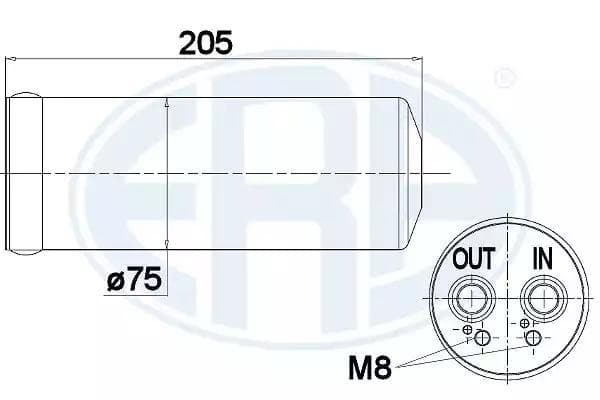 668004 ERA Осушувач кондиціонера