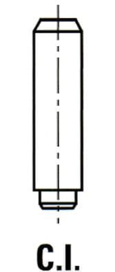 VG052700 IPSA Направляющая клапана для Ford Sierra