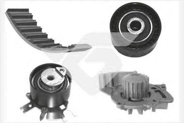 KH 225WP60 Hutchinson Комплект ремня ГРМ + помпа