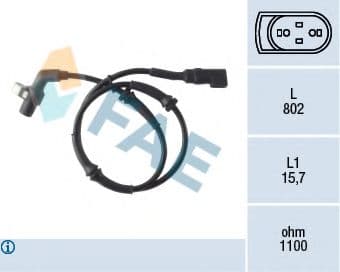 78041 FAE Датчик ABS для Ford Ka