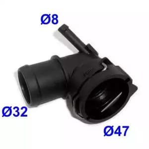 93509 Meat & Doria Фланец охлаждающей жидкости