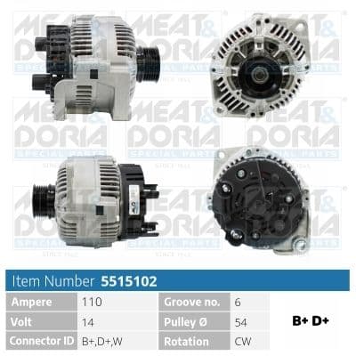 5515102 Meat & Doria Генератор