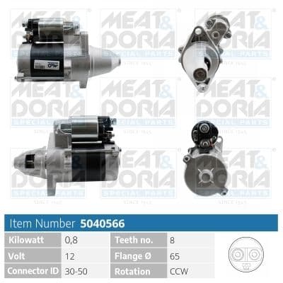 5040566 Meat & Doria Стартер для Daihatsu Hijet