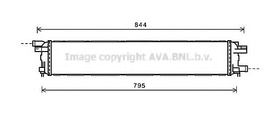 AI2361 AVA Quality Cooling Радиатор охлаждения двигателя