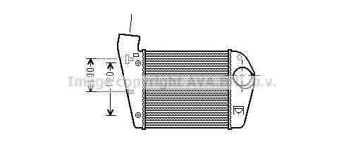 AIA4308 AVA Quality Cooling Интеркулер для Audi A6