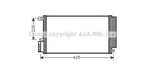 ALA5115D AVA Quality Cooling Радіатор кондиціонера