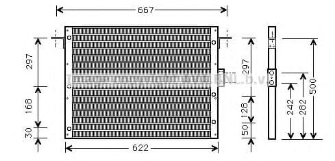 AU5075 AVA Quality Cooling Радіатор кондиціонера для Land Rover Range Rover