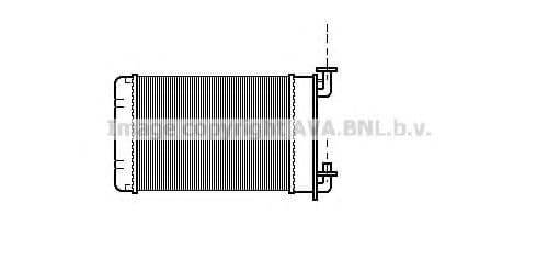 BW6022 AVA Quality Cooling Радиатор печки