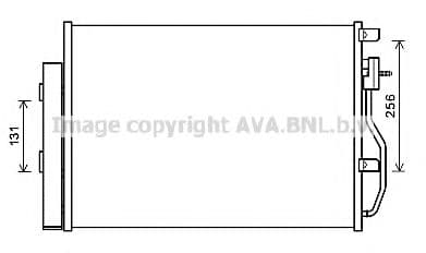 CTA5048D AVA Quality Cooling Радіатор кондиціонера