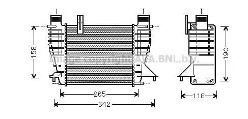 DNA4356 AVA Quality Cooling Интеркулер