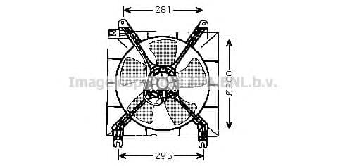DW7507 AVA Quality Cooling Вентилятор системы охлаждения двигателя