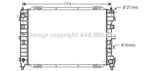 FD2375 AVA Quality Cooling Радиатор охлаждения двигателя