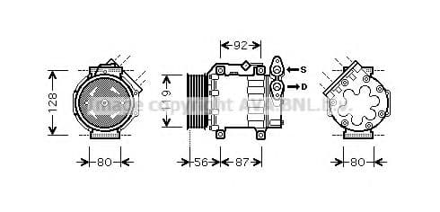 FDAK431 AVA Quality Cooling Компресор кондиціонера