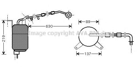 FDD111 AVA Quality Cooling Осушитель кондиционера