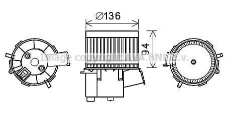 FT8448 AVA Quality Cooling Вентилятор салона
