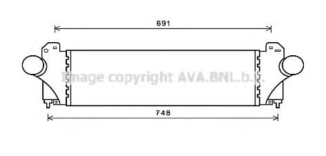 IV4129 AVA Quality Cooling Інтеркулер