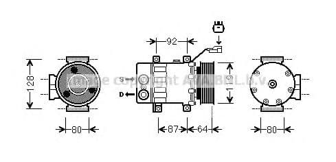 JEAK047 AVA Quality Cooling Компресор кондиціонера